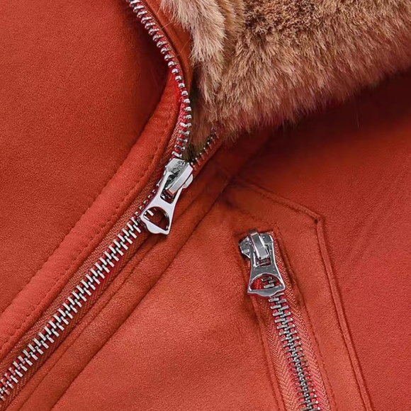 Heavy faux fur jacket - Picture 9 of 9